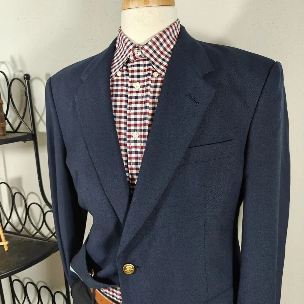 Jack‎ Nicklaus Tournament Series Men's Sport Coat Blazer Two Button Navy 41R
